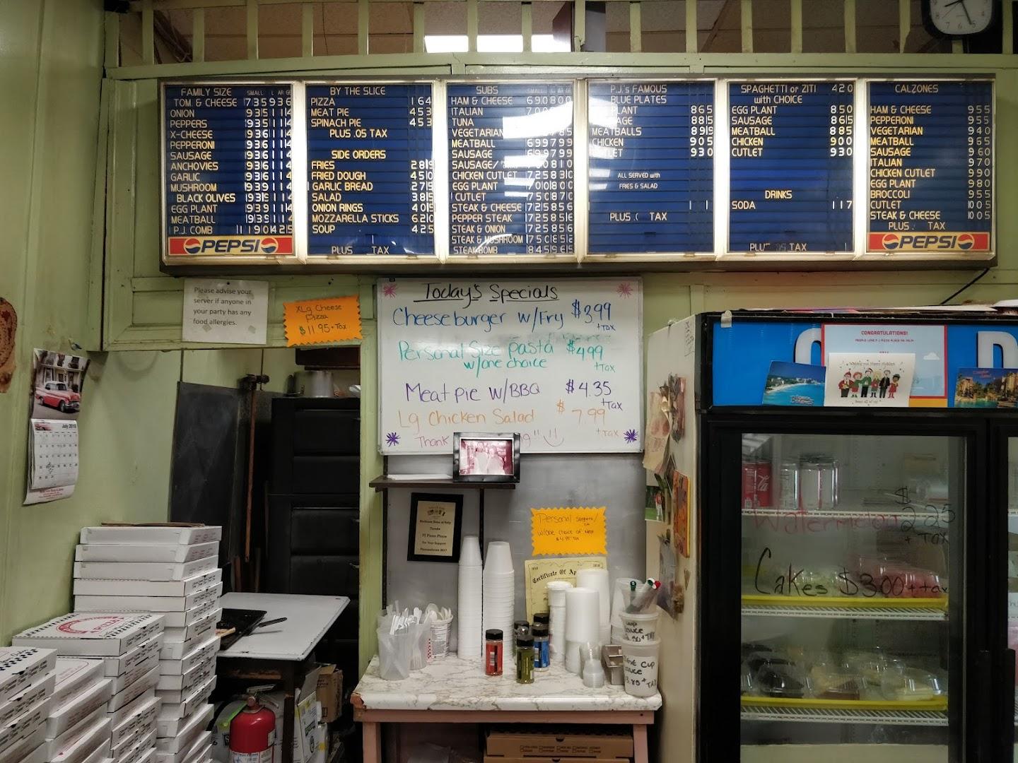 PJ'S Pizza Place Menu image 4